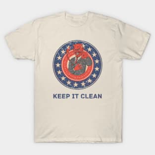 Keep it Clean America 1958 - Disstresed Vintage Style T-Shirt